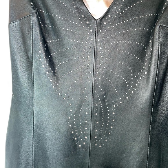 FRENCH CONNECTION Genuine Leather Dress 0 - Picture 4 of 11